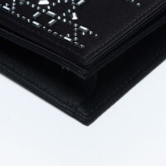 Christian Dior Lady Chain Pouch Shoulder Bag Black - Picture 6 of 12